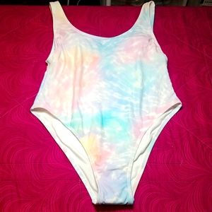 Tie Dye one piece swimsuit size large